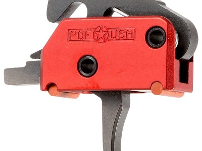 Patriot Ordnance Factory 01509 Drop-In  Black/Red Curved Trigger Two-Stage
