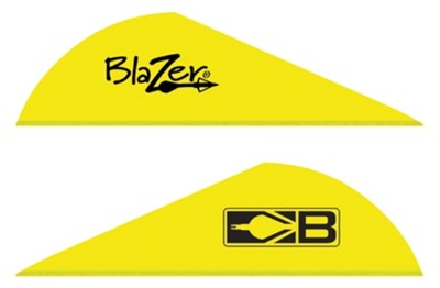 BOHNING BLAZER VANES – 2″ SOLID NEON YELLOW 36PK