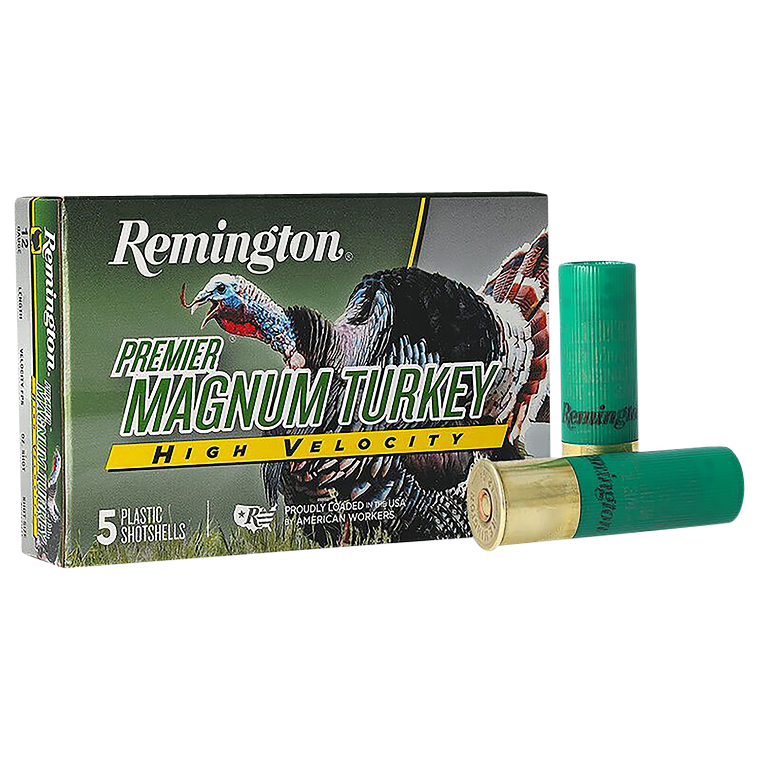 Remington Ammunition 28039 Premier Magnum Turkey High Velocity 12 Gauge 3.50″ 2 oz 4 Shot 5 Per Box/ 20 Cs