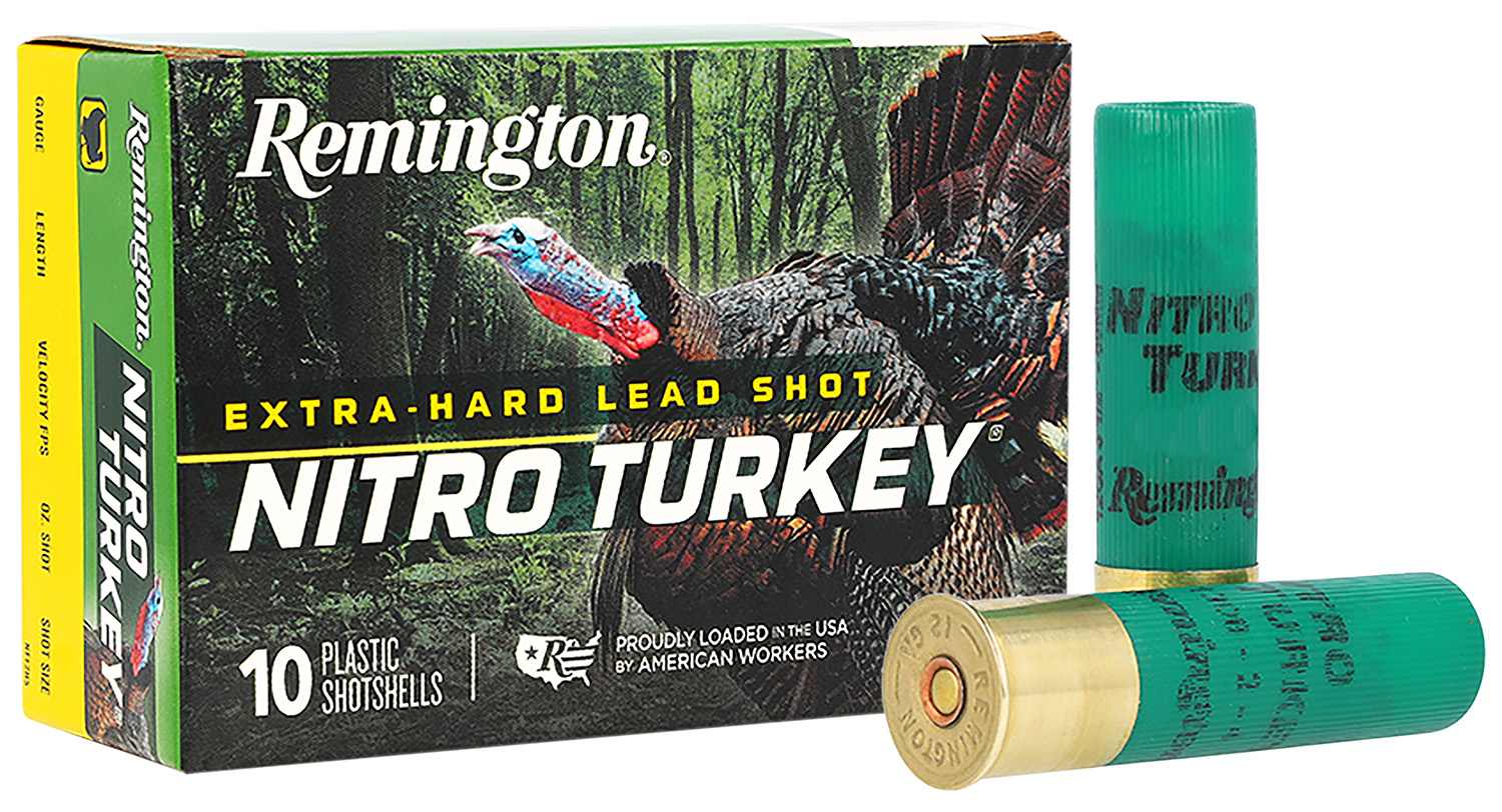 Remington Ammunition 26690 Nitro Turkey  12Gauge 2.75″ 1 1/2oz 4Shot 10 Per Box/ 10 Case