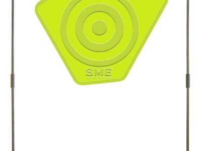 SME 80SHGNG Self-Healing Gong Pistol/Rifle Polymer Green Gong Illustration