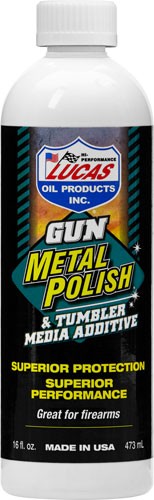 LUCAS OIL 16OZ GUN METAL POLSH – TUMBLER MEDIA ADDITIVE LIQUID