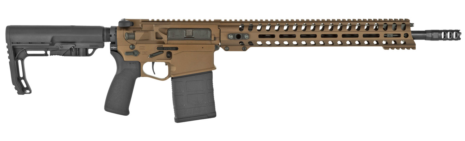 Patriot Ordnance Factory 01582 Revolution  308 Win,7.62x51mm NATO 16.50″ 20+1 Bronze 6 Position MFT BMS Minimalist Stock