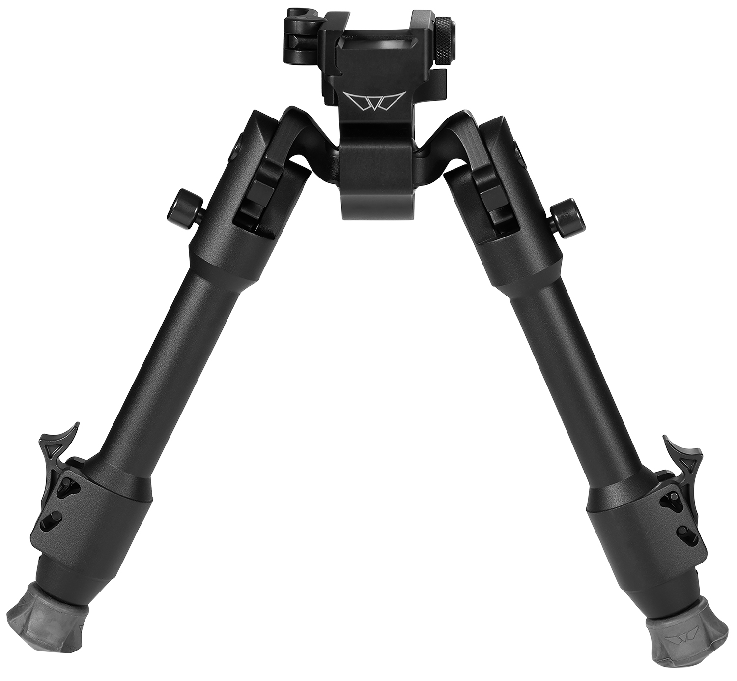 Warne 7901M Skyline Precision Bipod  made of Matte Black Aluminum with Picatinny Rail Attachment Type, Rapid Leg Deployment, 22 Degree Cant, 44 Degree Pan & 6.90-9.10″ Vertical Adjustment