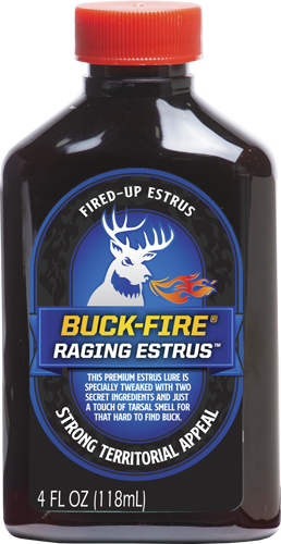 WRC DEER LURE BUCK-FIRE RAGING – ESTRUS 4FL OUNCES