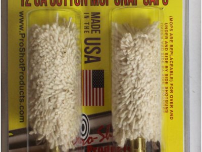 Pro-Shot 12SC Snap Caps  12 Gauge Shotgun #5/16-27 Thread Brass/Cotton Mop 2 Pack