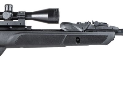 Gamo 6110063354 Swarm Fusion 10X Gen 3 Gas Piston 177 10rd Shot Black Black Fluted Steel Barrel Black Receiver Black All Weather Lightweight Thumbhole Stock Scope 3-9x40mm