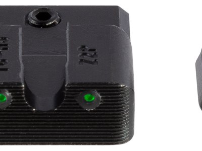 TruGlo TG231MP3W Tritium Pro  Black | Green Tritium White Outline Front Sight Green Tritium Rear Sight