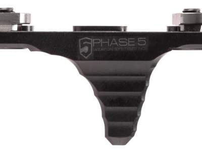 Phase 5 Weapon Systems MHSMLOKBL M-LOK Mini Hand Stop Black Anodized 6061-T6 Aluminum
