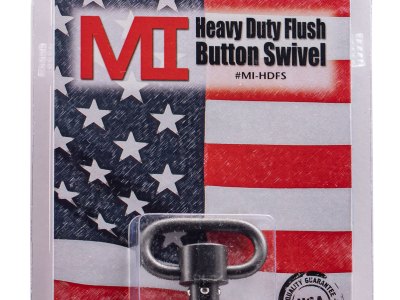 Midwest Industries MIHDFS Heavy-Duty Swivel 1.25″ Quick Detach/Push Button Black Manganese Phosphate Steel