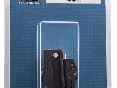 Midwest Industries MIQD170 Universal QD Base  Black Hardcoat Anodized