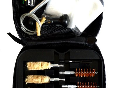 Clenzoil 2328 Field & Range Cleaning Kit Multi-Caliber Pistol/17 Pieces Black