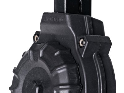 ProMag DRMA10 Standard  50rd Drum 9mm Luger Fits Colt Carbine/SMG Black DuPont Zytel Polymer