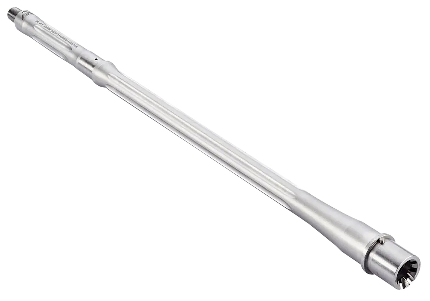 Wilson Combat TR556RCRG18FT8 Match Grade Barrel  5.56x45mm NATO 18″ Stainless Bead Blasted Finish 416R Stainless Steel Material Rifle Length with Recon Tactical Profile, Fluting & 1:8″ Twist for AR-15