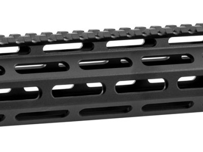 Wilson Combat TRMLOK15 M-LOK Rail  AR-15 Black Hardcoat Anodized 6005A-T5 Aluminum 15″ M-LOK
