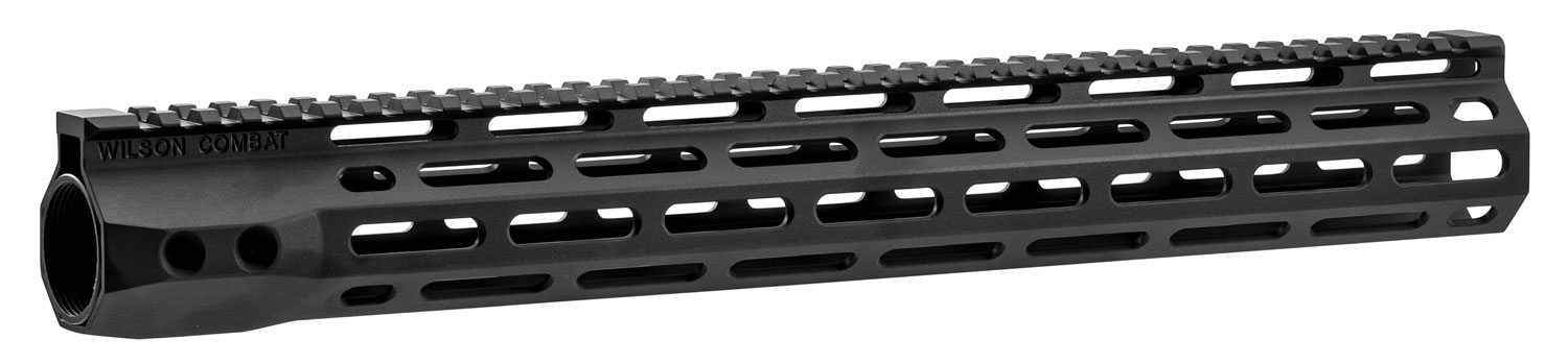 Wilson Combat TRMLOK15 M-LOK Rail  AR-15 Black Hardcoat Anodized 6005A-T5 Aluminum 15″ M-LOK