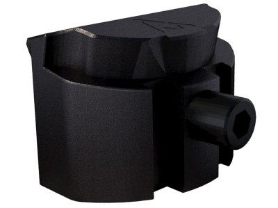 Rival Arms RA75G111A Grip Plug  Compatible w/Glock Gen4 (except 36/42/43), Black Anodized Aluminum