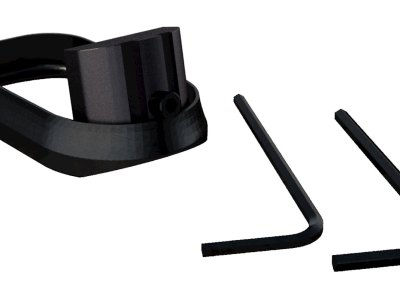 Rival Arms RA70G211A Two Piece Magwell  made of Aluminum with Anodized Black Finish for Glock 19 Gen4