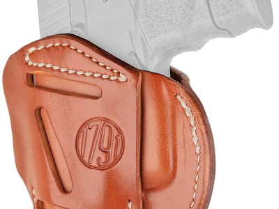 1791 Gunleather 3WH3CBRA 3-Way  IWB/OWB Size 03 Classic Brown Leather Belt Loop Compatible w/ Glock 26 Compatible w/ Ruger LC9 Compatible w/ S&W M&P Shield Ambidextrous Hand