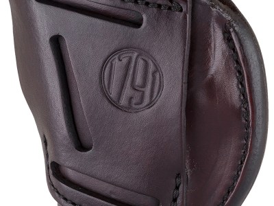 1791 Gunleather 4WH1SBRR 4-Way  IWB/OWB 01 Signature Brown Leather Belt Clip Fits 3-4″ Barrel 1911 Right Hand
