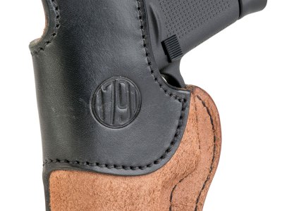 1791 Gunleather RCH3BLBR RCH  IWB Size 03 Black/Brown Leather Belt Clip Compatible w/Ruger LC9/1911/Glock 43/43X Right Hand