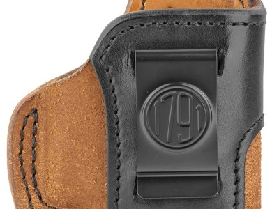 1791 Gunleather RCH5BLBR RCH  IWB Size 05 Black/Brown Leather Belt Clip Fits Springfield XD-M/HK VP9SK Right Hand