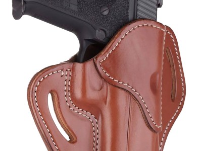 1791 Gunleather BH23CBRR BH2.3  OWB Size 2.3 Classic Brown Leather Belt Slide Compatible w/Glock 17/Sig P226/HK VP9 Right Hand