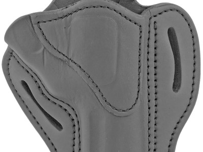 1791 Gunleather RVH2SBLR RVH2  OWB Size 02 Stealth Black Leather Belt Slide Fits Ruger GP100/S&W K Frame Right Hand
