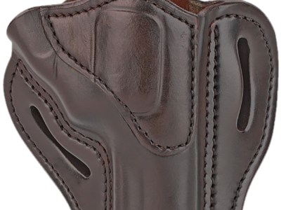 1791 Gunleather RVH2SBRR RVH2  OWB Size 02 Signature Brown Leather Belt Slide Fits Ruger GP100/S&W K Frame Right Hand