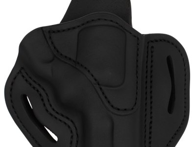 1791 Gunleather RVH2SSBLR RVH2S  OWB Size 02S Stealth Black Leather Belt Slide Fits S&W K Frame Right Hand