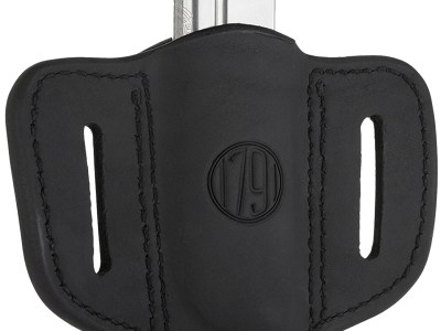 1791 Gunleather MAG11SBLA MAG1.1 Single Mag Holster Stealth Black Leather Belt Slide Compatible w/ Single Stack Ambidextrous