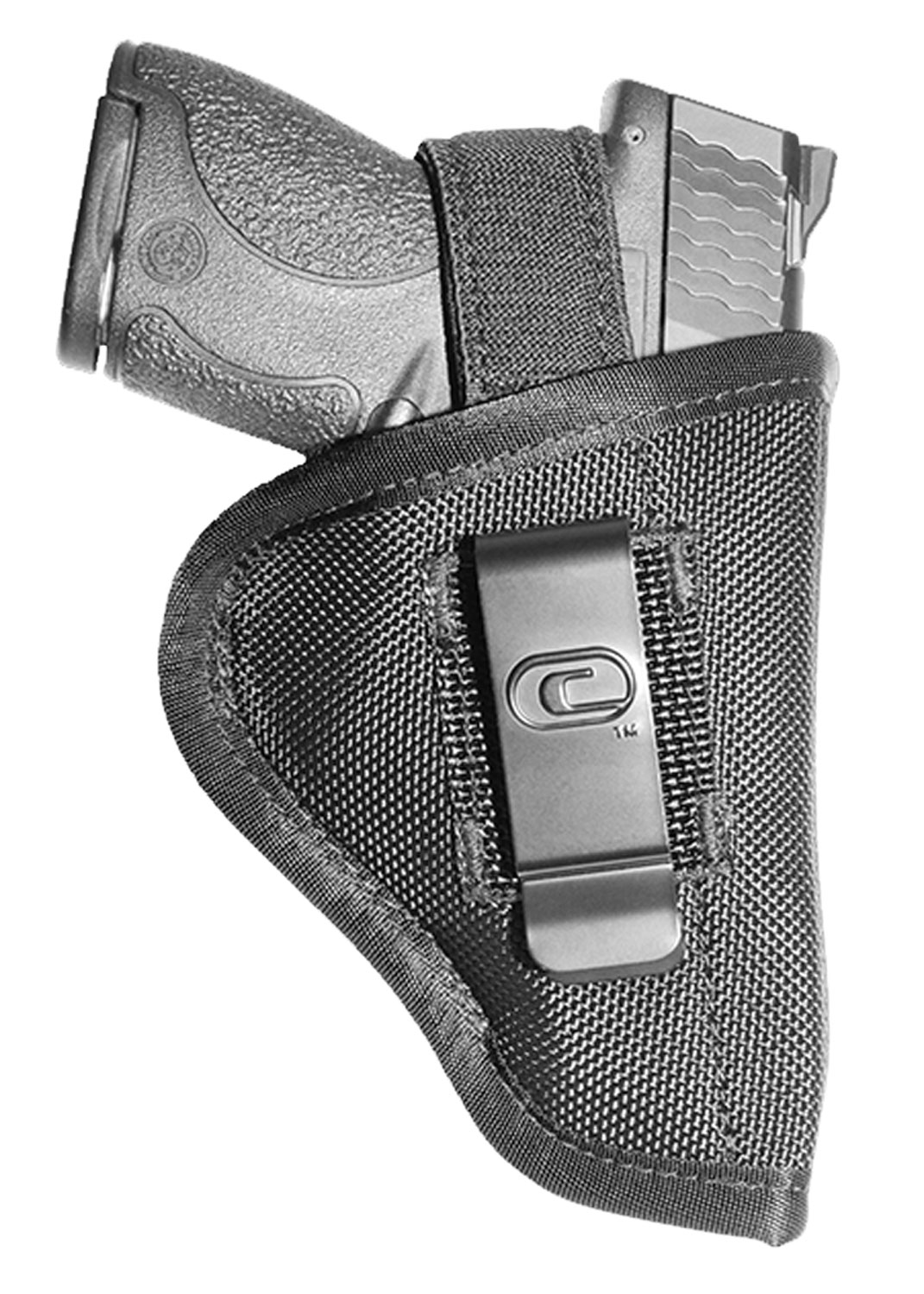 Crossfire Shooting Gear CRFTUSA1M1 The Undercover  IWB/OWB Size 01 Black Ballistic Nylon Belt Clip Fits Micro 1-1.50″ Barrel Ambidextrous