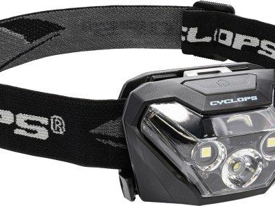 Cyclops CYCHL500 HL500  500 Lumens Red/White LED Bulb Black 75 Meters Distance