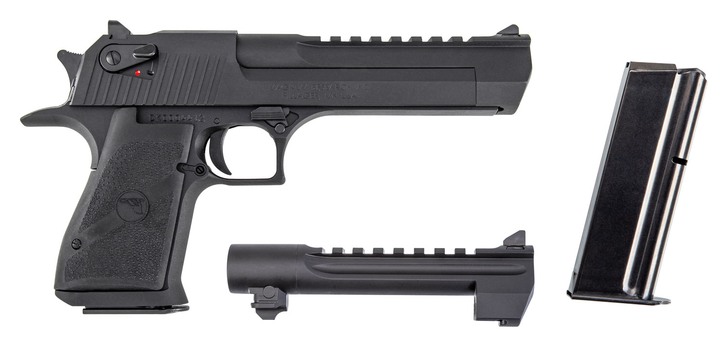 Magnum Research DE50429 Desert Eagle Mark XIX 50 AE/429 DE 6″ 7+1 Black Polymer Grip