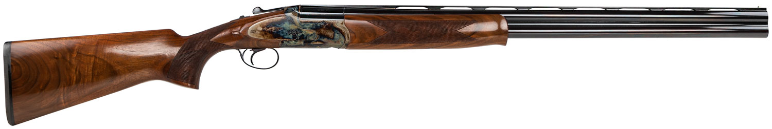 Dickinson LLC OP1228 Plantation  12 Gauge 2rd 3″ 28″ Black Vent Rib Barrel, Steel Receiver w/Color Case Hardened Finish, Brass Bead Front Sight, Turkish Walnut Pistol Grip Stock Includes 5 Choke Tubes