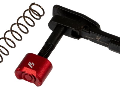 Strike ARAMBIMRRED Ambidextrous Magazine Release AR-15, M16 Mil-Spec Red Aluminum
