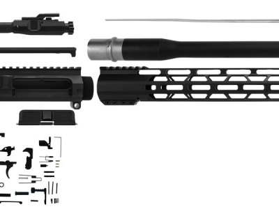 TacFire SSRK65CRDLPK20BN AR Build Kit  Sports South Exclusive 6.5 Creedmoor AR-Platform Black Nitride 5/8″x24