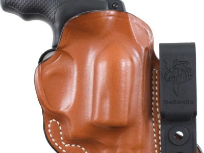 DESANTIS FLEX-TUK HOLSTER IWB – TUCKABLE LTHER J-FRAME 2″ TAN