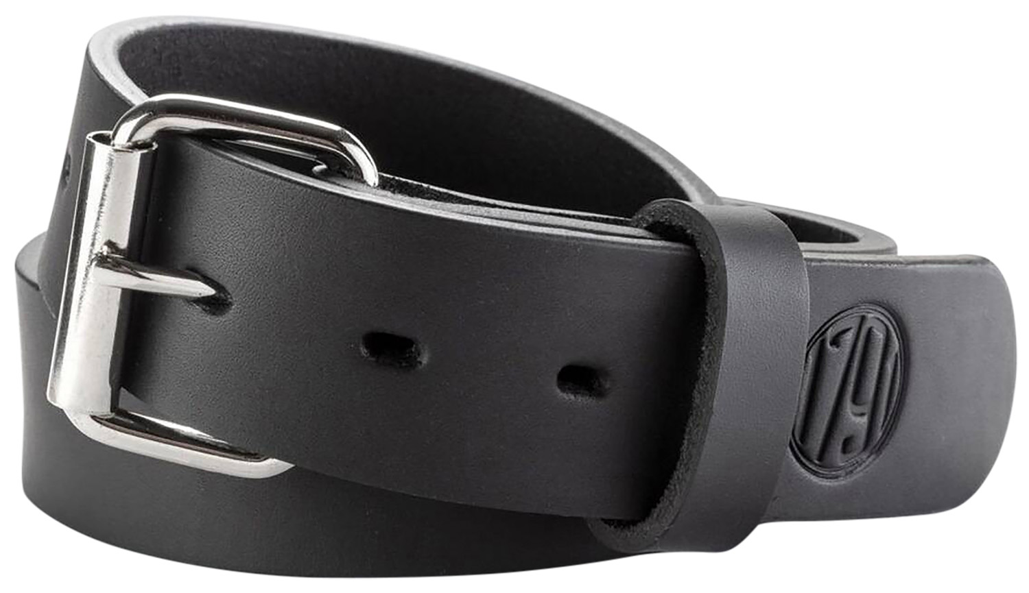1791 Gunleather BLT013438SBLA 01  Gun Belt Stealth Black Leather 34/38 1.50″ Wide Buckle Closure