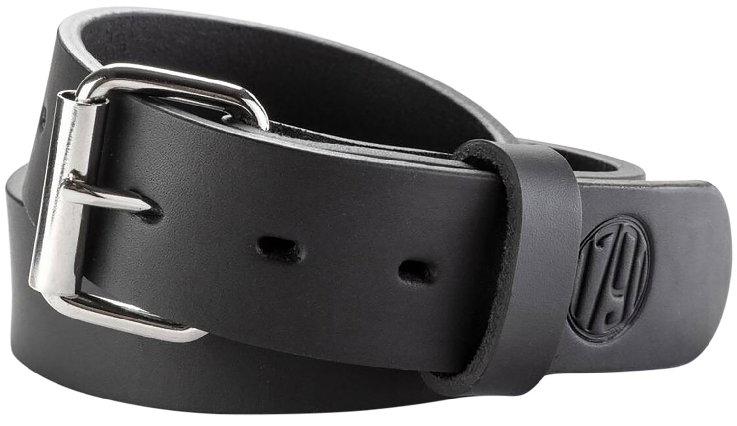 1791 Gunleather BLT013640SBLA 01  Gun Belt Stealth Black Leather 36/40 1.50″ Wide Buckle Closure