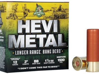 HEVI-Metal HS38088 HEVI-Metal Longer Range 12Gauge 3″ 1 1/4oz BBShot 25 Per Box/10 Case
