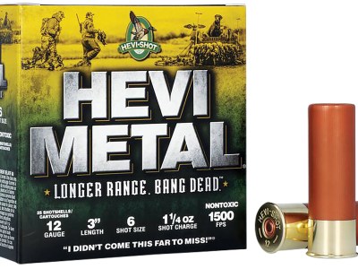 HEVI-Metal HS38006 HEVI-Metal Longer Range 12Gauge 3″ 1 1/4oz 6Shot 25 Per Box/10 Case