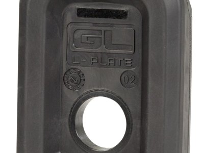 Magpul MAG567-BLK GL L-Plate  Made of Polymer w/ Over Molded Rubber & Black Finish for PMAG 17 GL9/15 GL9 Magazines