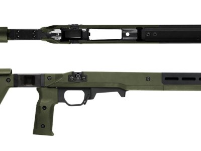 Magpul MAG997-ODG Pro 700 Stock Fixed w/Aluminum Bedding OD Green Synthetic for Remington 700 SA