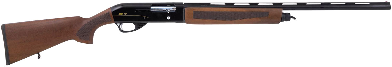Silver Eagle Arms SE172420Y SE17  Youth 20 Gauge Semi-Auto 3″ 4+1 24″ Black Vent Rib Barrel, Black Steel Receiver, Turkish Walnut Stock, Right Hand Includes 5 Chokes