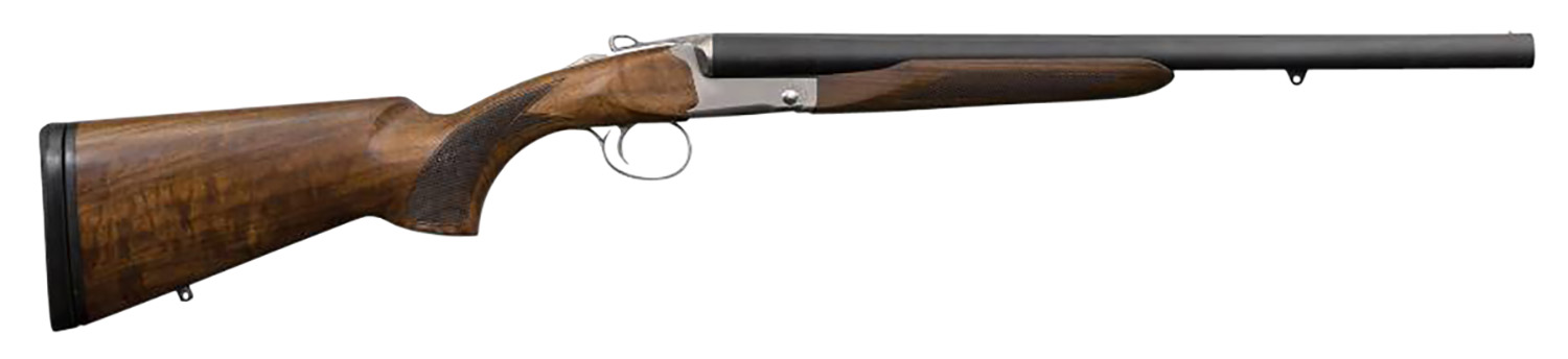 Charles Daly 930114 512T Coach Full Size 12 Gauge Break Open 3″ 2rd 20″ Matte Blued Side By Side Barrel, Silver Steel Receiver, Fixed Oiled Walnut Stock, Rem Choke Tube System