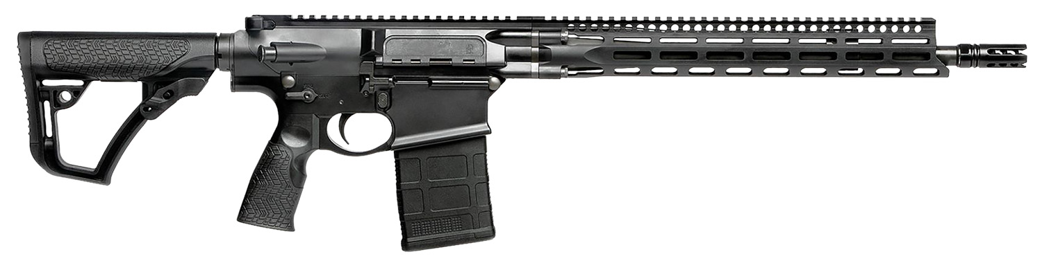 Daniel Defense 0215707258067 DD5 V3 *CO Complaint 7.62x51mm NATO 16″ No Magazine Black Hard Coat Anodized Black Phosphate 6 Position w/SoftTouch Overmolding Stock Black Polymer Grip