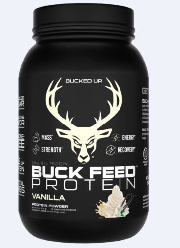 BUCKED UP BUCK FEED ORIGINAL – PROTEIN VANILLA 30 SERVINGS