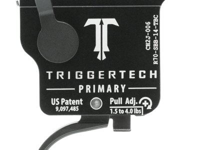 TriggerTech R70SBB14TBC Primary  Single-Stage Traditional Curved Trigger with 1.50-4 lbs Draw Weight for Remington 700 Right