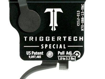 TriggerTech R70SBB13TBC Special  Single-Stage Traditional Curved Trigger with 1-3.50 lbs Draw Weight for Remington 700 Right